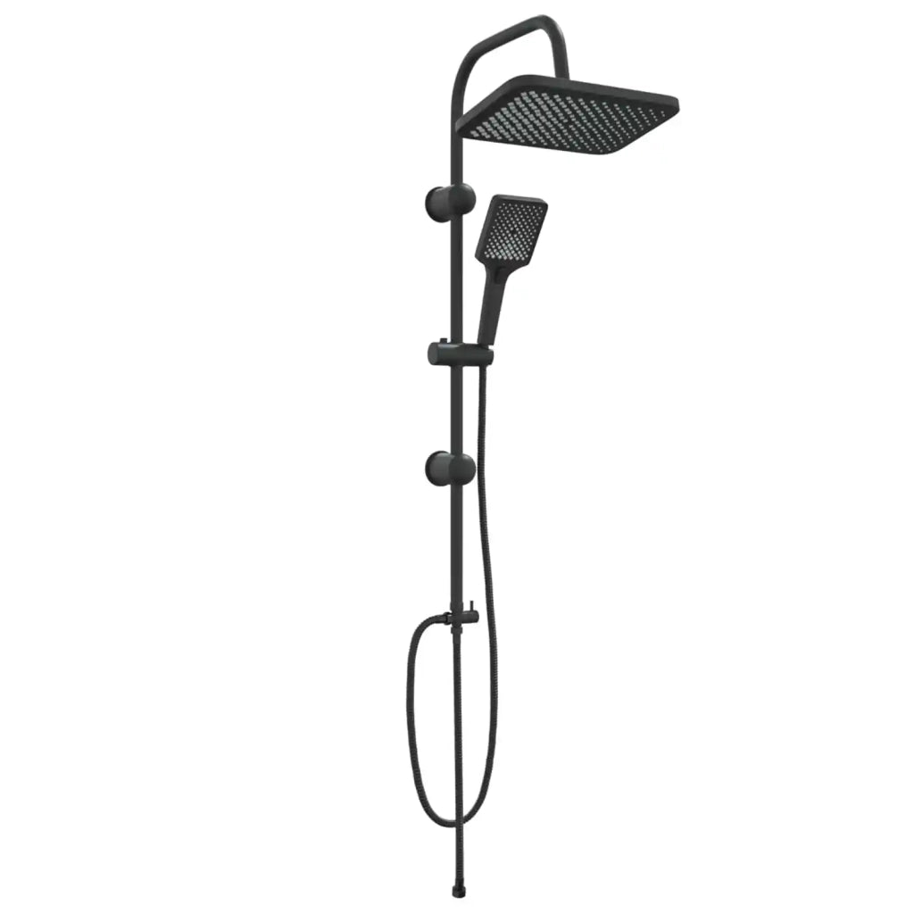 Sistema doccia con soffione Nero 48 x 30 x 100 cm Acciaio Inox 42053771
