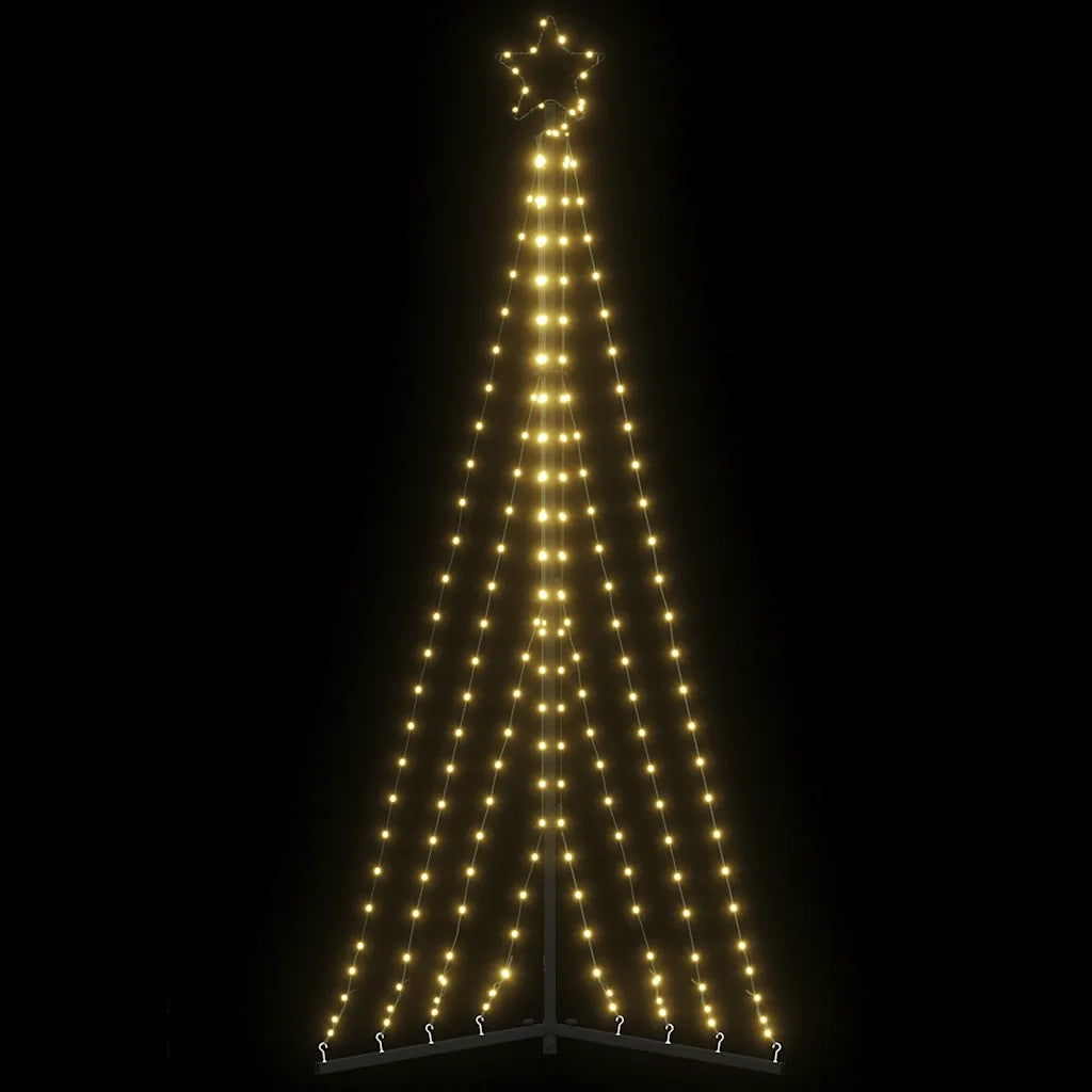 Albero di Natale a LED 339 LED Bianco Caldo 187 cm 4016428