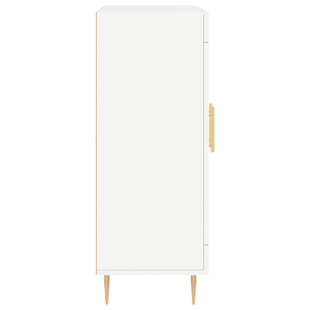 Buffet credenza cassettiera armadio mobile contenitore organizer per cucina soggiorno salotto 69,5 x 34 x 90 cm legno ingegnerizzato bianco 02_0030458