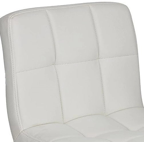FENIXSHOP24 – Coppia di sgabelli girevoli da bar pub cucina – regolabili in altezza struttura in acciaio cromato, imbottitura in gommapiuma – cod-008