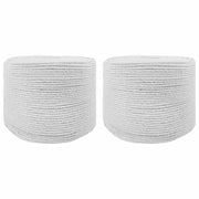 Corda 2 pcs Bianco Cotone 42011842