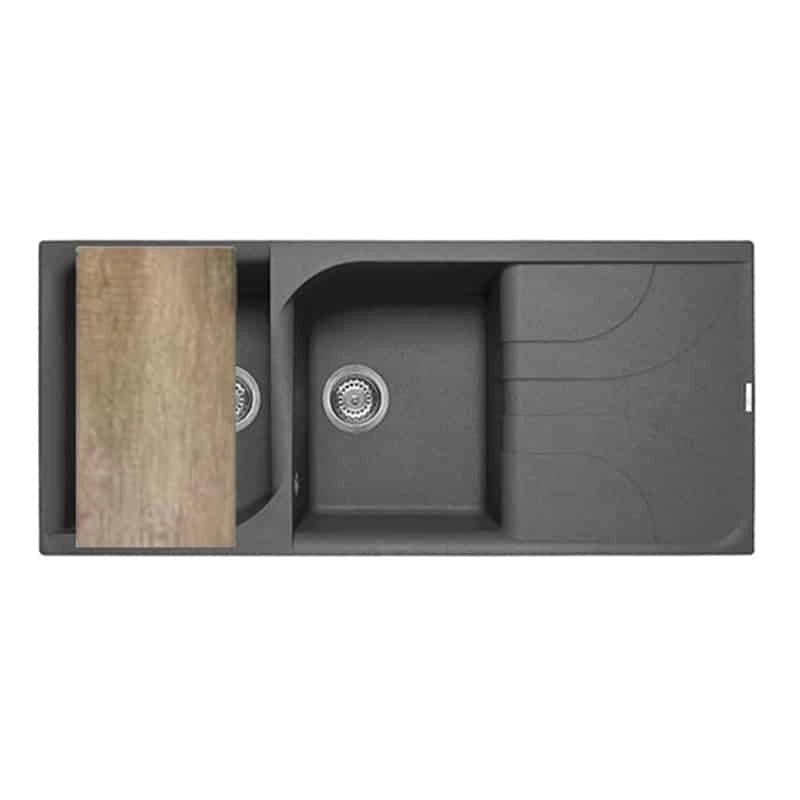 Tagliere Elleci Element Sliding 50 cm in materiale HPL Grigio - ATH010GR