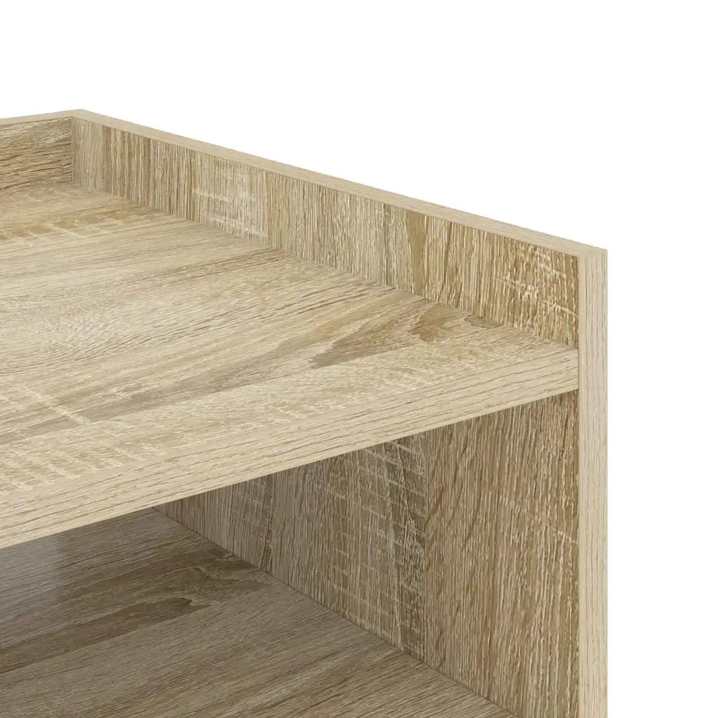 vidaXL Mobiletti da Notte 2 pcs rovere sonoma 40 x 40 x 61 cm