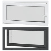Finestra per Soffitta RISOR 120 x 60 cm PVC e Vetro Antracite CFW7616409