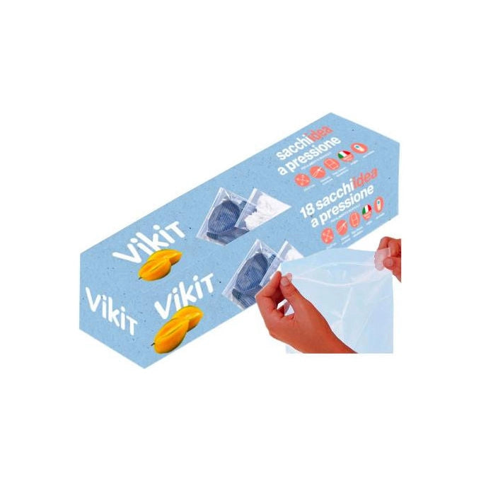 Virinnova Sacchetti Congelatore VIKIT Apri and Chiudi 15x17 cm