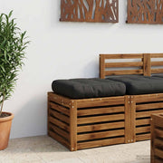 Cuscino per Sedia in Unico Pezzo VIANEN 100% Poliestere Nero 953460