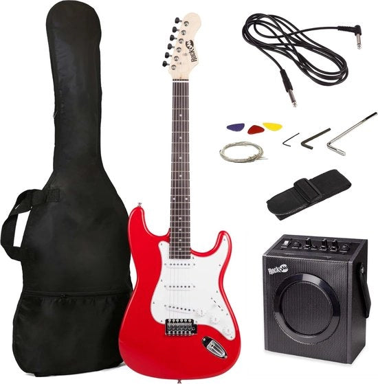 Chitarra Elettrica con Amplificatore - Kit Chitarra Elettrica con Corde, Manico, Ponticello e Cavo - Chitarra Elettrica Adulto - Rosso

Modello: 
Specifica: 
Codice Prodotto: 
Numero Modello: