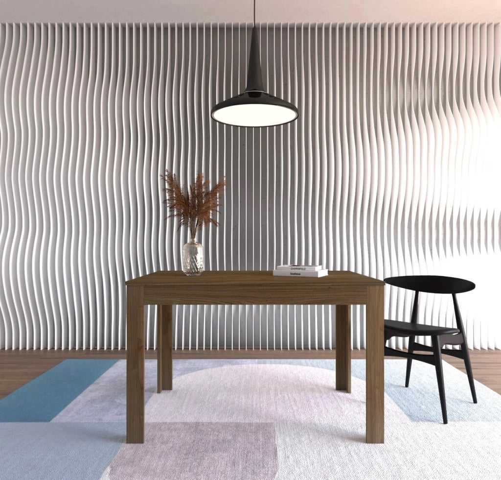 Tavolo Allungabile 120+50x80 h75cm Noce Stelvio