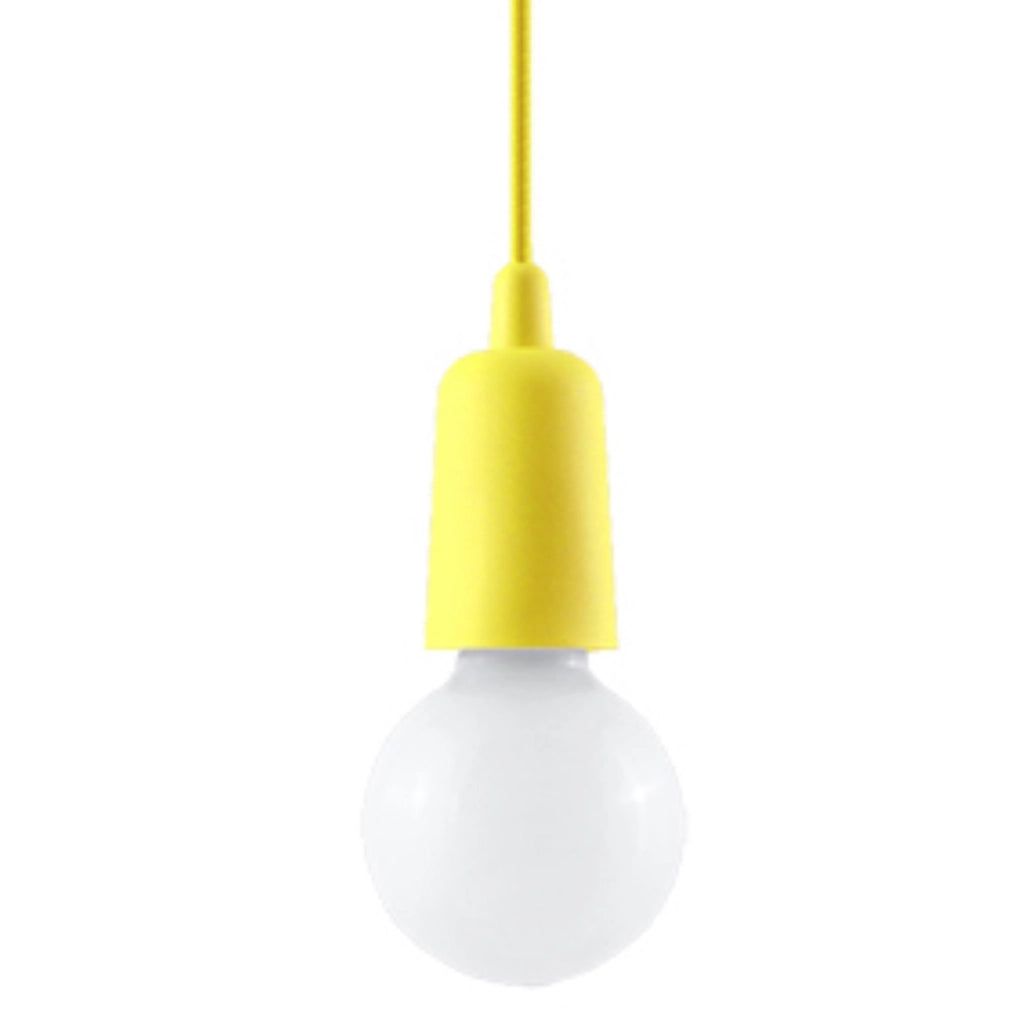 Lampada a sospensione Matero 1 gialla Pure Lume E27