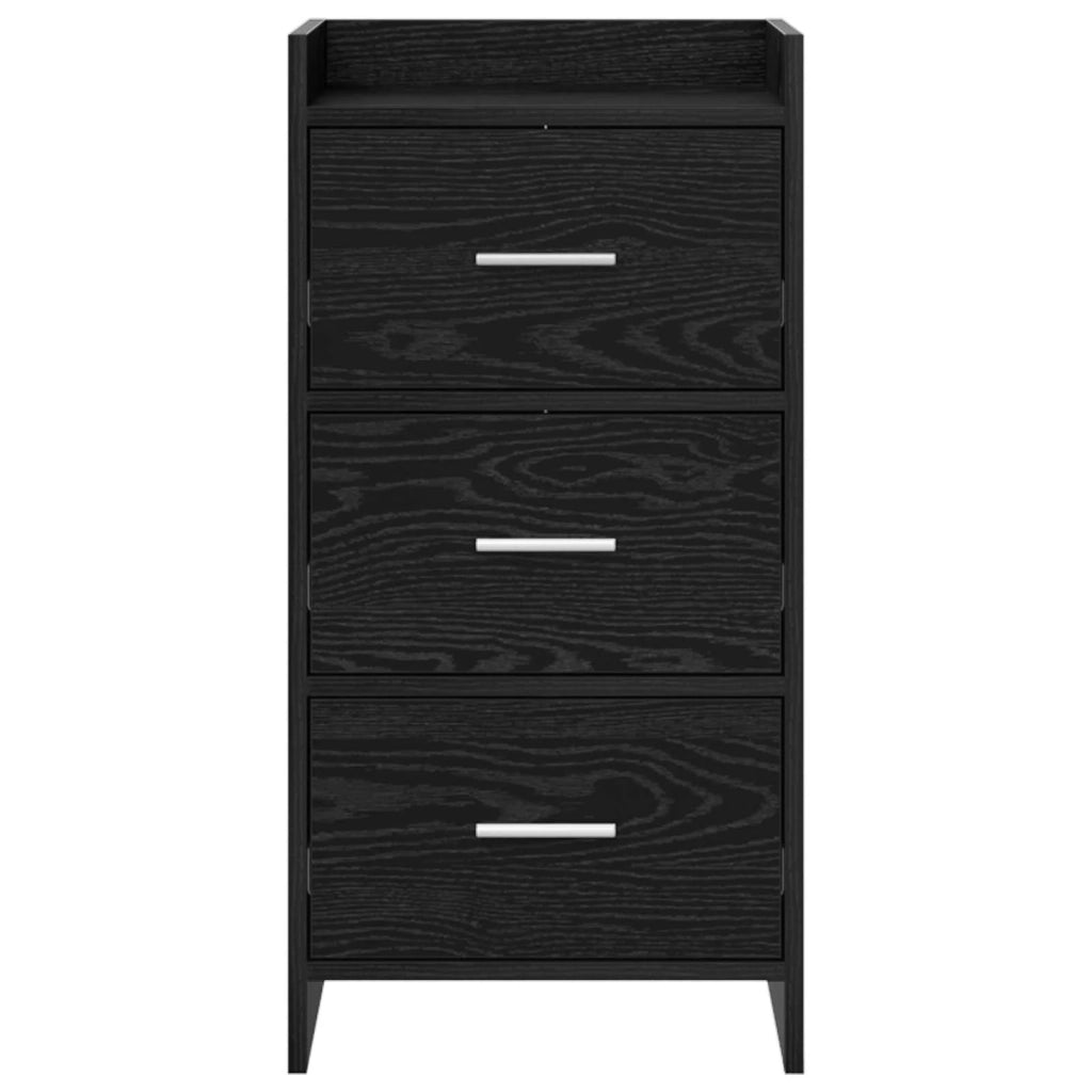 Credenza Rovere Nero 40 x 36 x 80 cm Legno ingegnerizzato 8011060