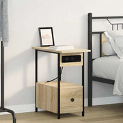 Armadio da Notte con cassetto Rovere Sonoma 60 x 30 x 61 cm 859596