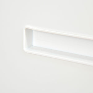 Cassettiera Schedario 2 Cassetti da Ufficio 39x48x67 cm in Acciaio Bianco