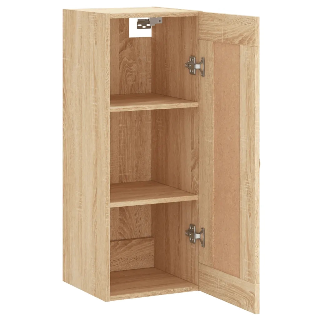Mobile a Parete Rovere Sonoma 34,5x34x90 cm Legno Multistrato 830479
