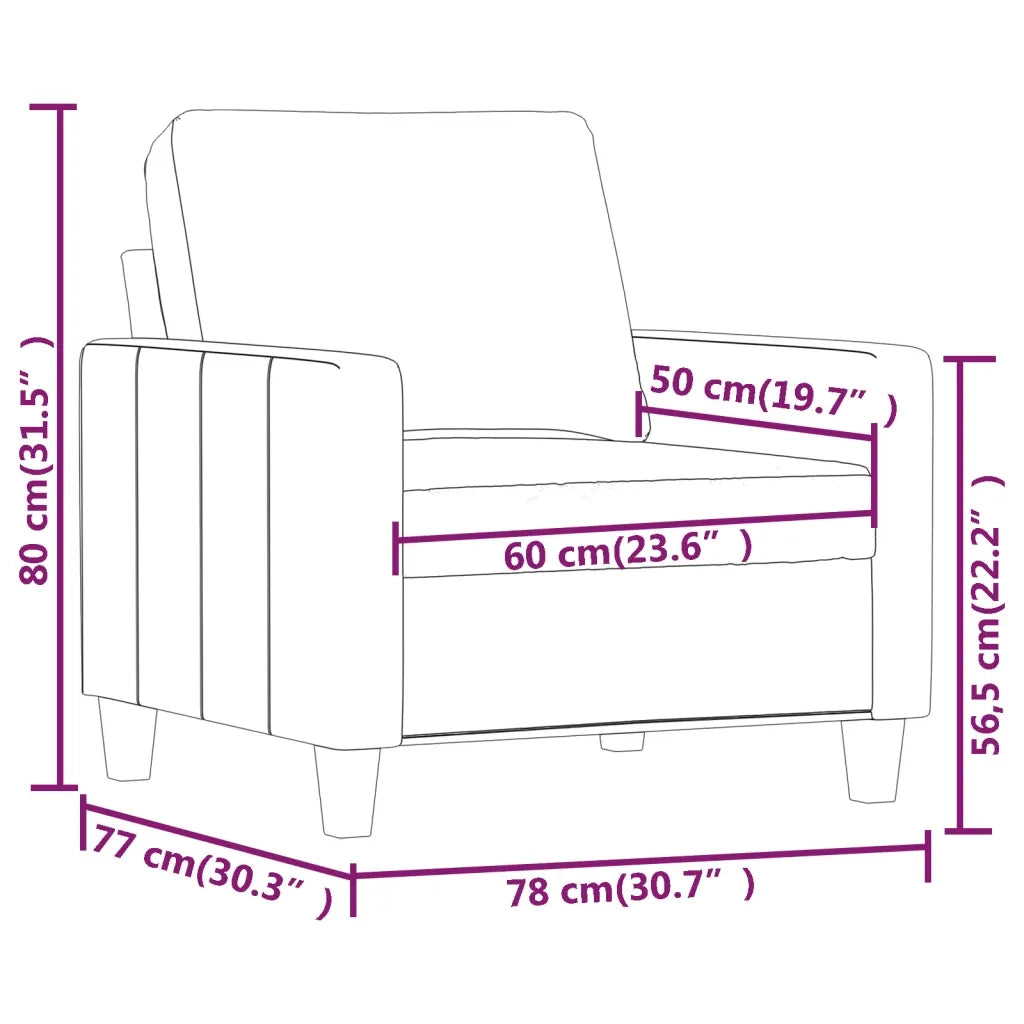 Poltrona | Sedia Relax Rosso Vino 60 cm in Similpelle