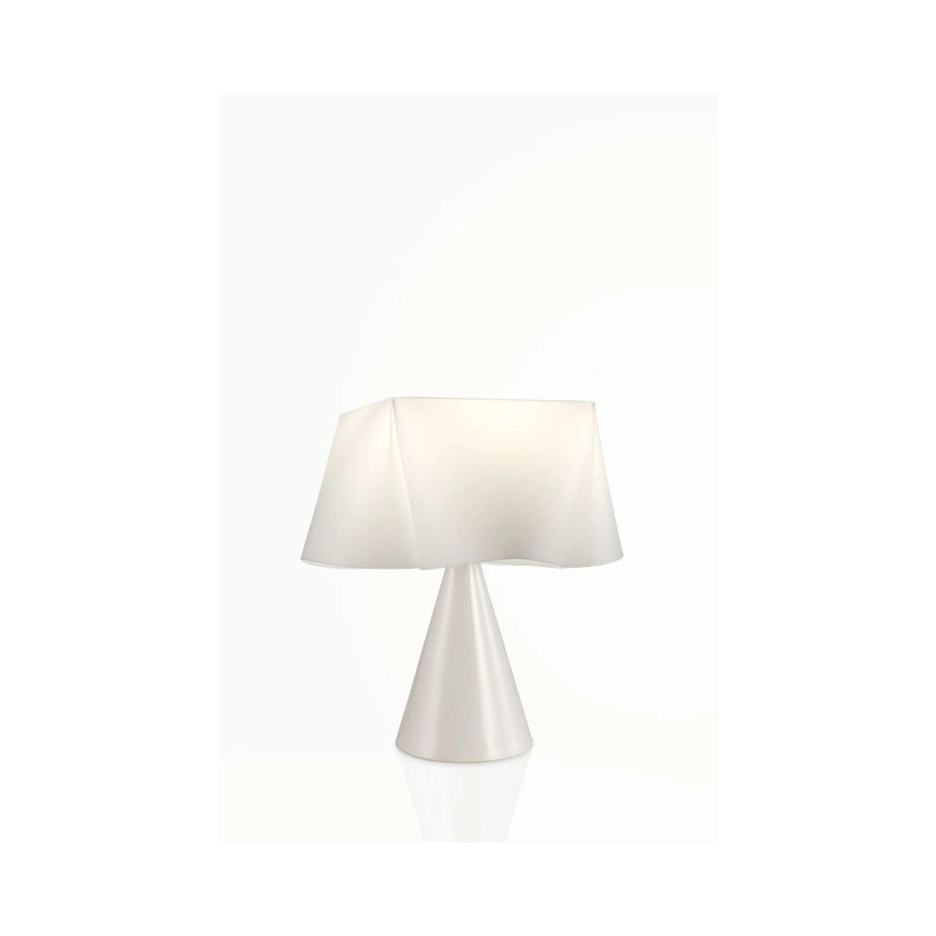 Lampada da Tavolo Bianco in Plastica Cm. 28 x 32h