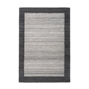 Tappeto Phoenix 300 in Lana Grigio e Antracite 200x290 cm