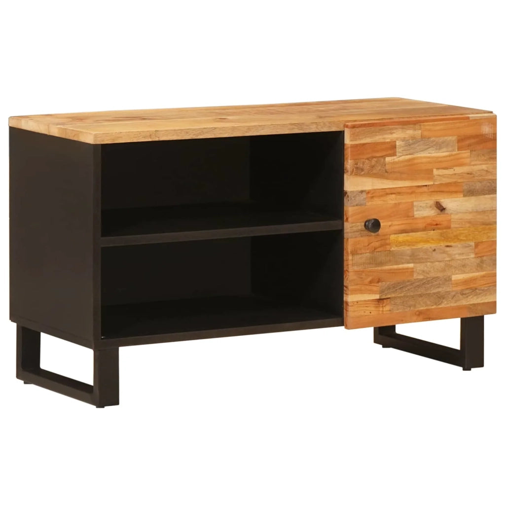 Mobile TV Marrone 80 x 33 x 46 cm Legno di mango massello 4018311
