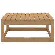 Poggiapiedi da giardino 70x70x30cm in legno massello di pino color miele 02_0014946