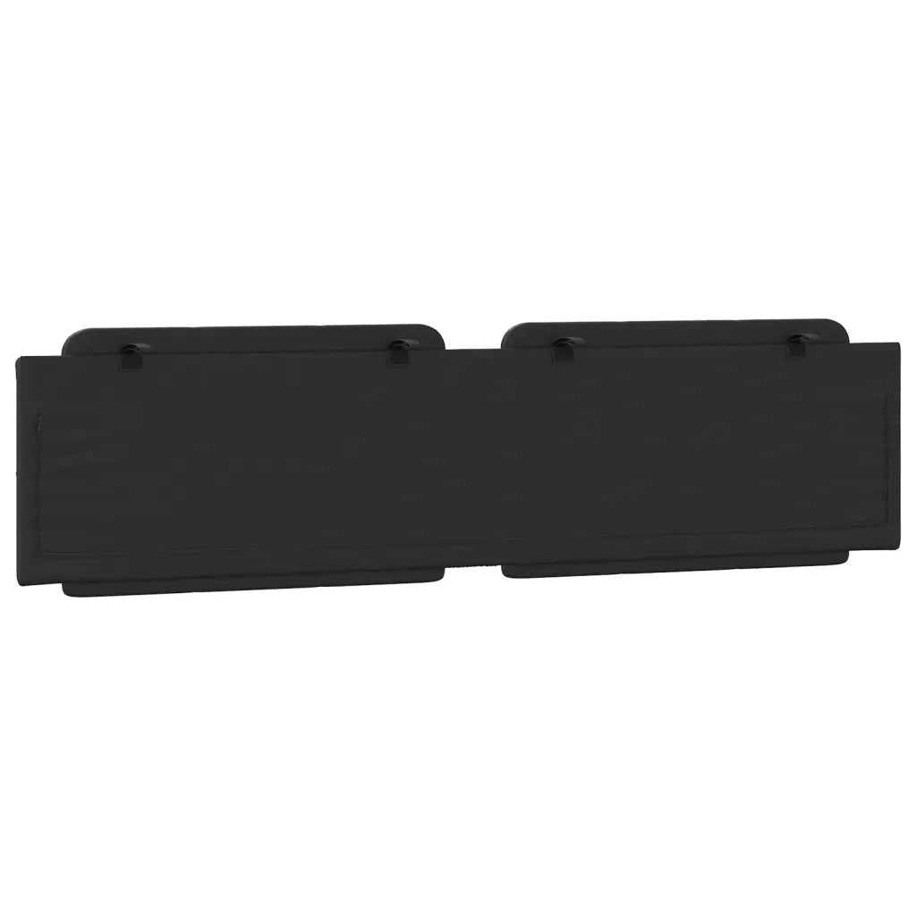 Cuscino Testiera Nero 200 cm in Similpelle