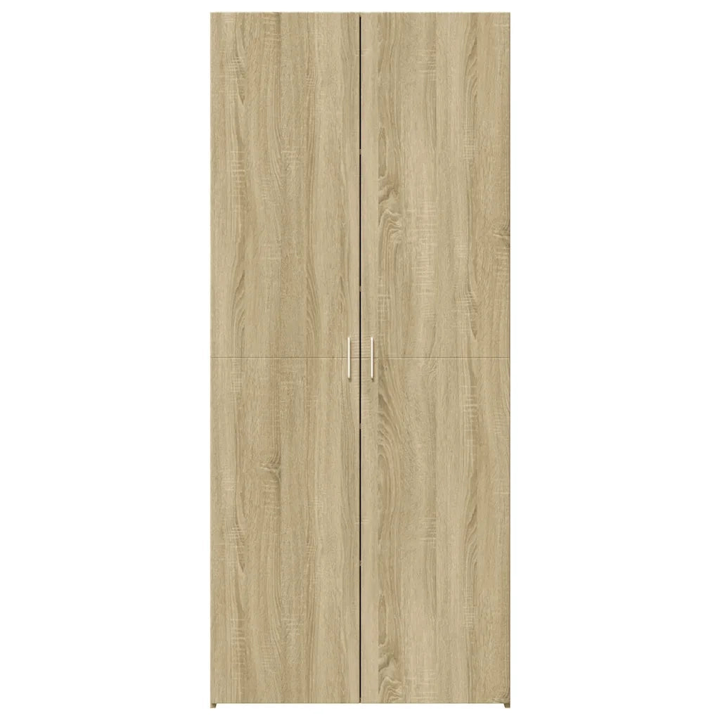 Credenza Rovere Sonoma 70x42,5x185 cm in Legno Ingegnerizzato 3281429