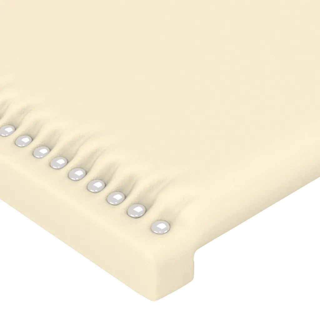 Testiera ad Orecchio Crema 103x23x78/88 cm in Similpelle