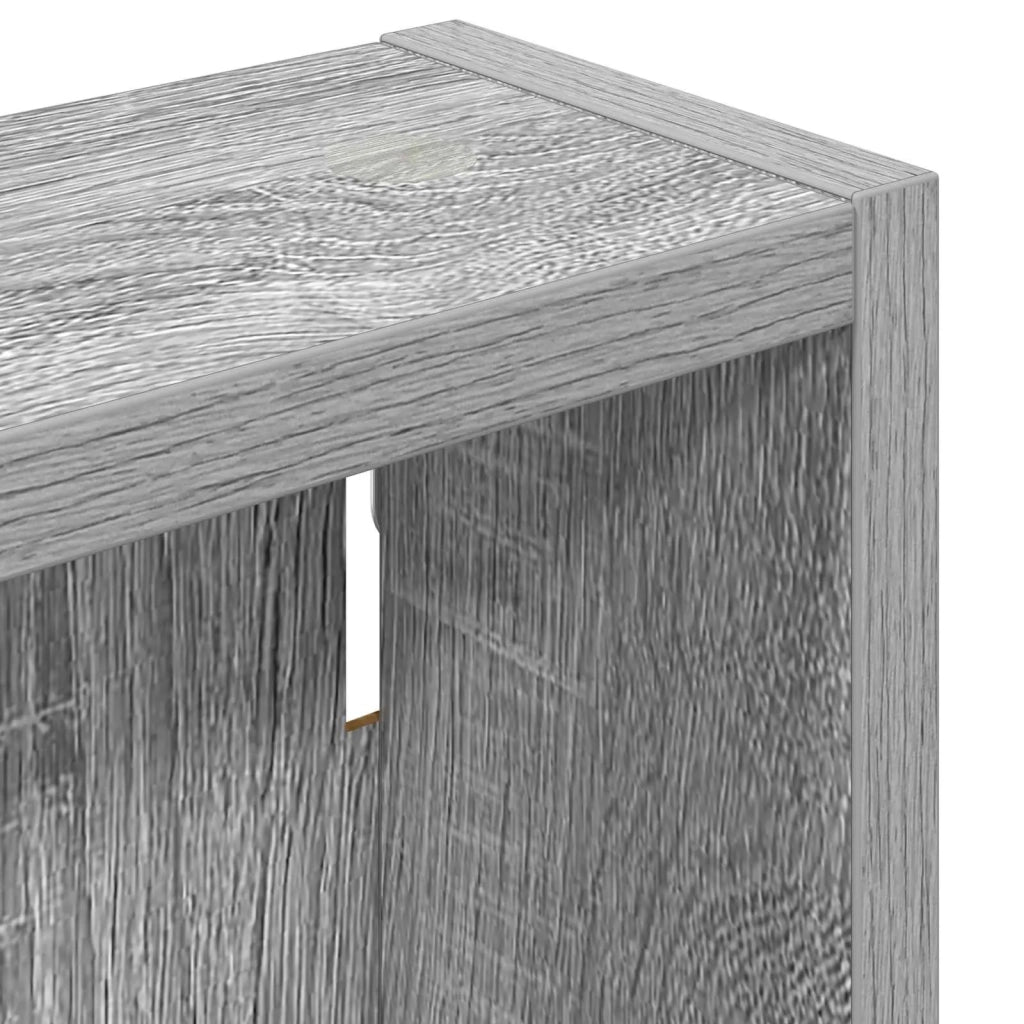 Armadio da bagno a muro Sonoma grigia 20 x 10 x 50 cm 889284