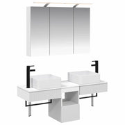 Set di Armadi da Bagno 4 pcs Bianco 100 x 14,5 x 70 cm 3406295