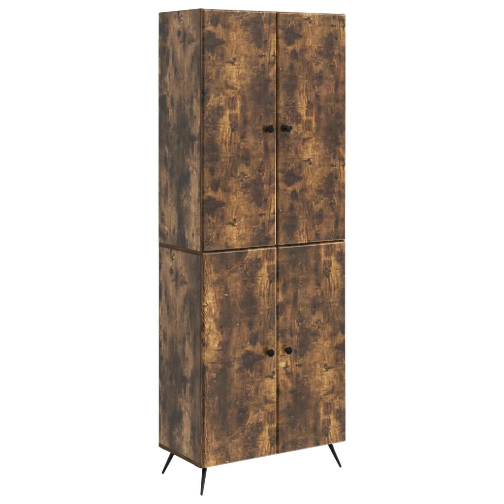 Set di armadi 2 pcs Rovere Fumo Legno ingegnerizzato 3416867