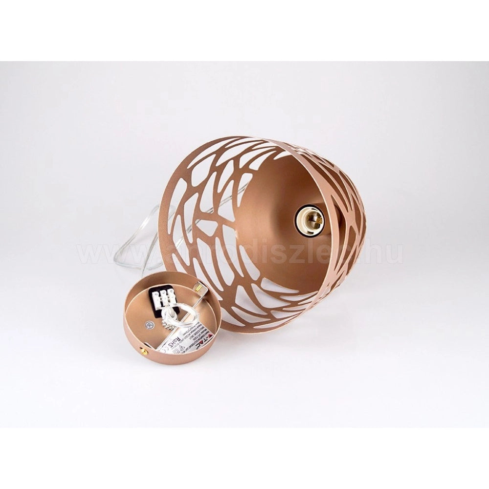 Trade Shop - Lampadario Pendente A Sospensione Colore Oro Champagne Stile Elegante Vt-7200 -