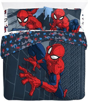 Tweepersoons letto con copriletto città Marvel 200 x 200 cm + 2 cuscini 50 x 70 cm 100% cotone