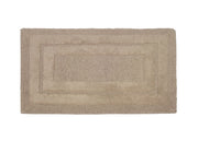 Tappeto Casa Bagno Cotone Spugna Morbida Tinta Unita Antiscivolo Sirio Lino - 55x100 - Lino
