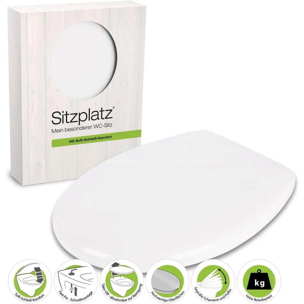 Sitzplatz 40617 8, sedile copri-wc bianco