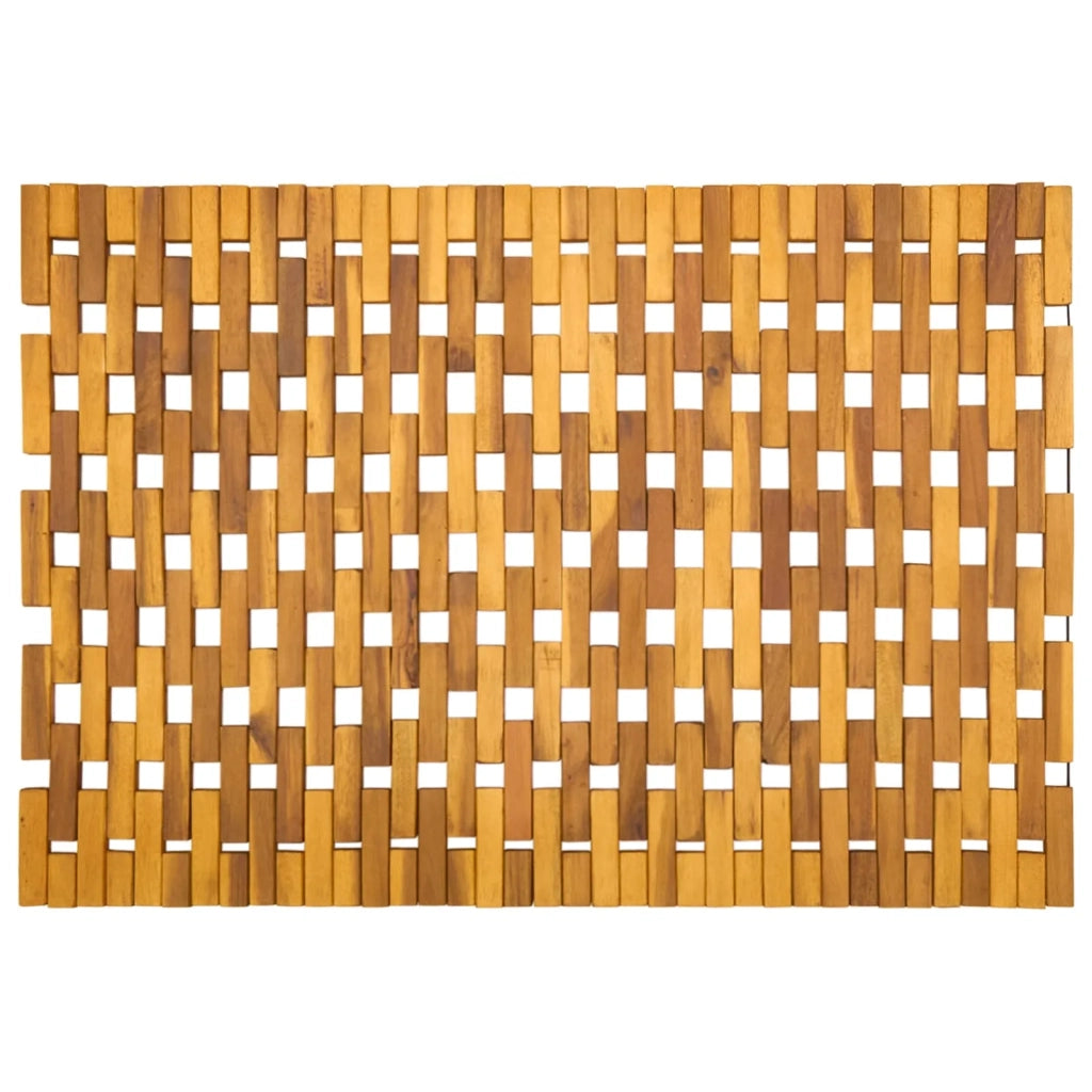 Tappetini da bagno Naturale 55 x 80 cm Legno di Acacia Massello 42024968