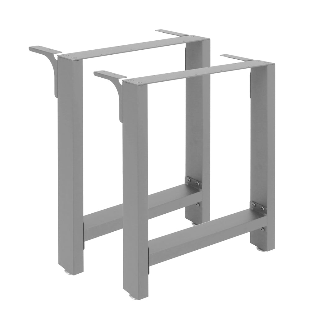 Sottostruttura per tavolini 640x240x400 mm verniciatura a polvere grigio base tavolino