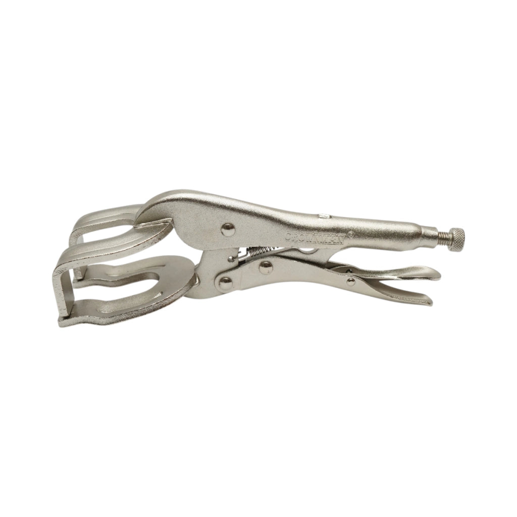 Pinza autobloccante Crownman con ganasce a U da 250 mm per saldatura