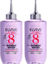 L'ORÉAL PARIS BALSAMO 2 CONFEZIONI LAMELLARE WONDER WATER HYDRA HYALURONIC PER DARE LUCENTEZZA A CAPELLI DISIDRATATI 200 ML