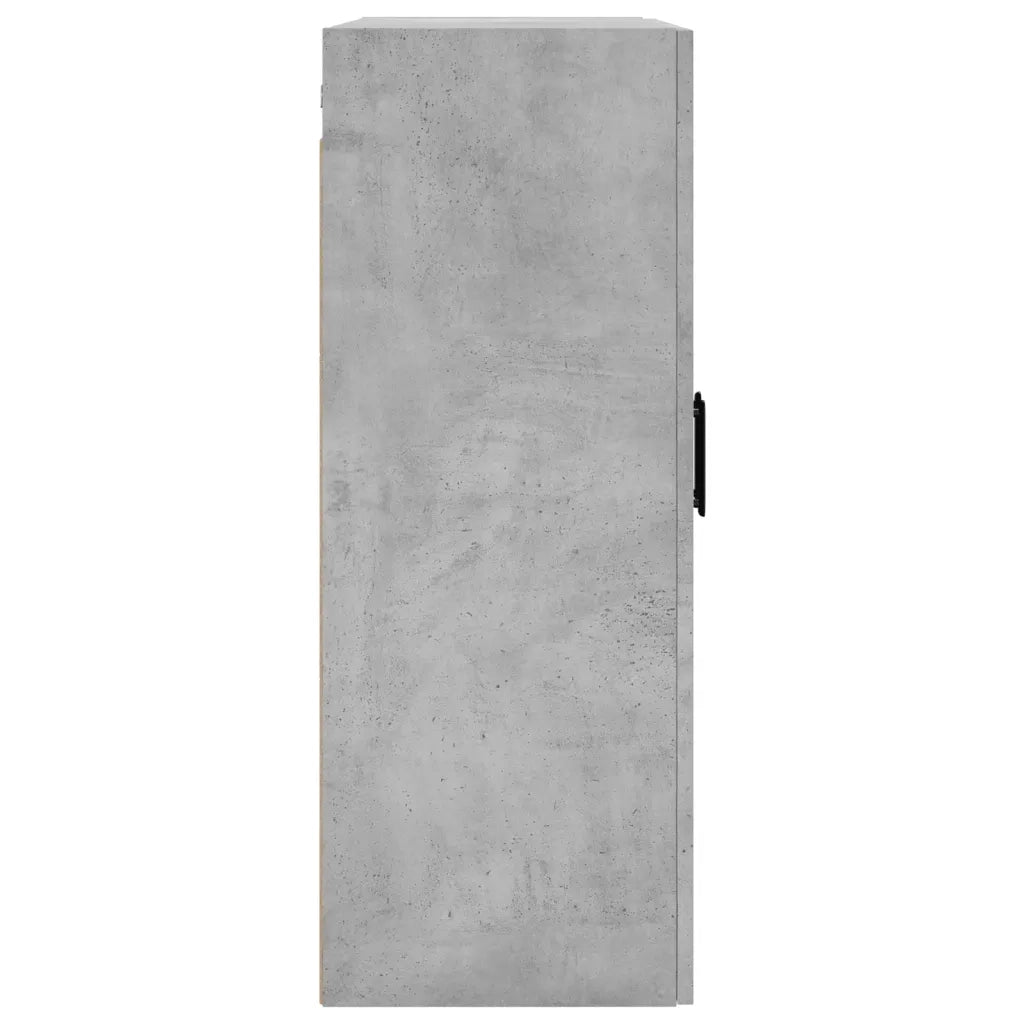 Mobile a Parete Grigio Cemento 69,5x34x90 cm 828432