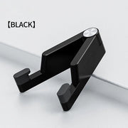 Sostegno per telefono da tavolo in alluminio, offre una soluzione stabile e elegante per il vostro dispositivo - Nero