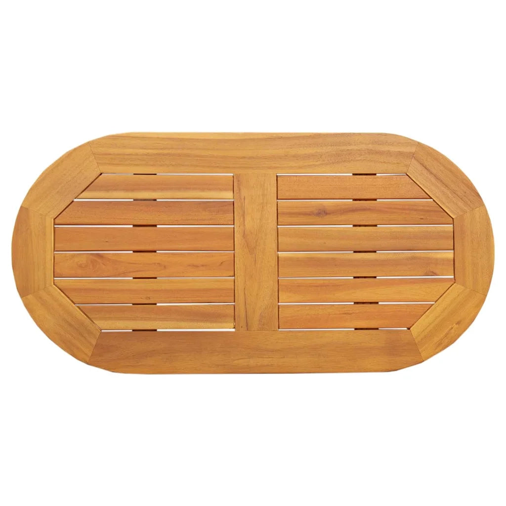 Piano del tavolo Olio Naturale 80 x 40 x 2 cm 4108098