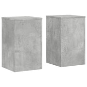 Portavasi mobili per fiori set da 2 legno ingegnerizzato grigio 02_0045337