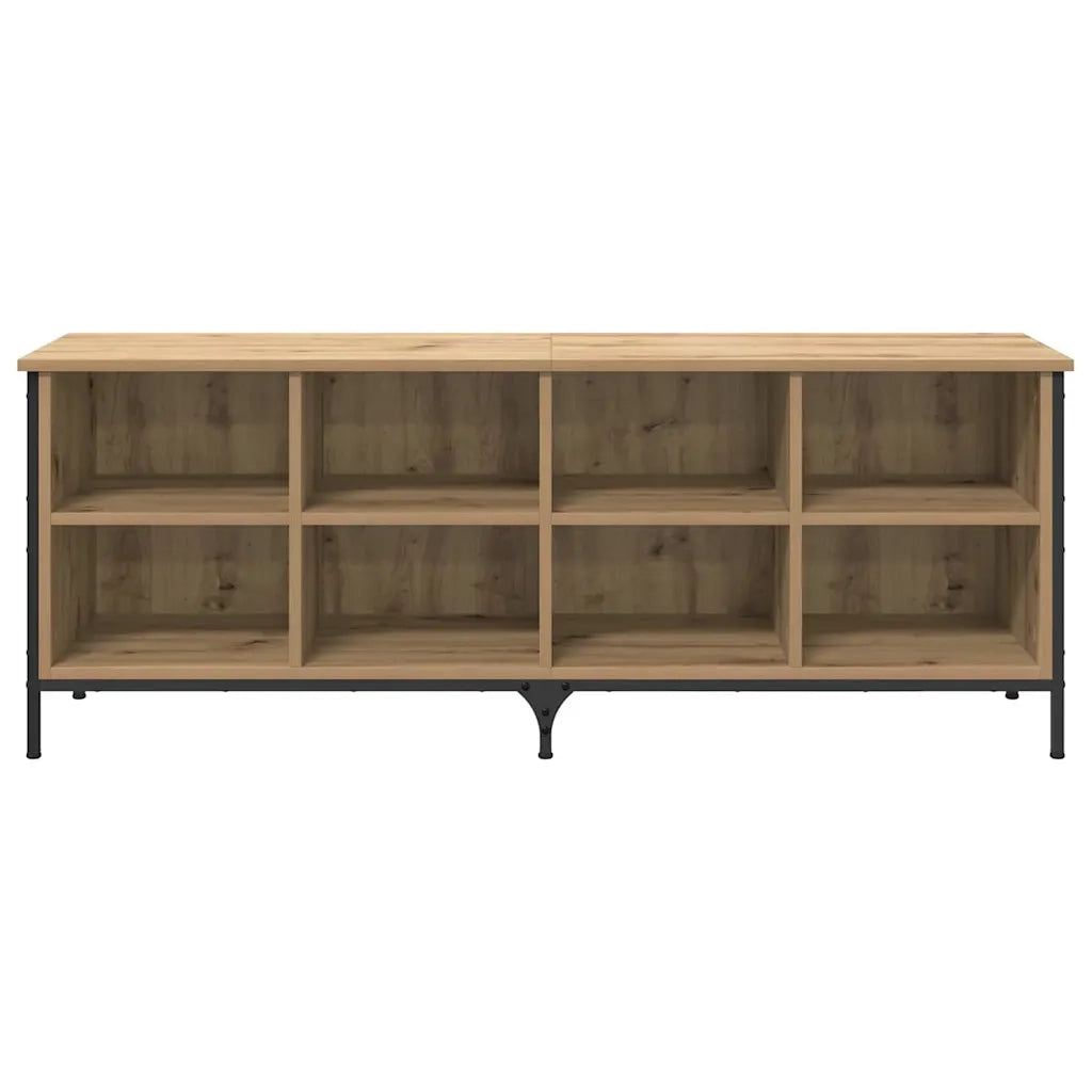 Mobile per scarpe-Scarpiera Rovere artigianale 131 x 35 x 50 cm