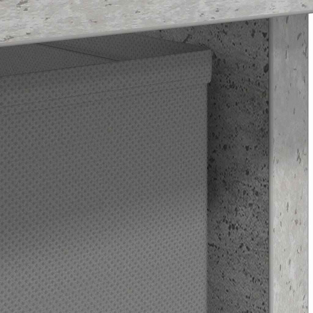 Comodino Grigio cemento 41 x 40 x 45 cm Legno multistrato 8000442