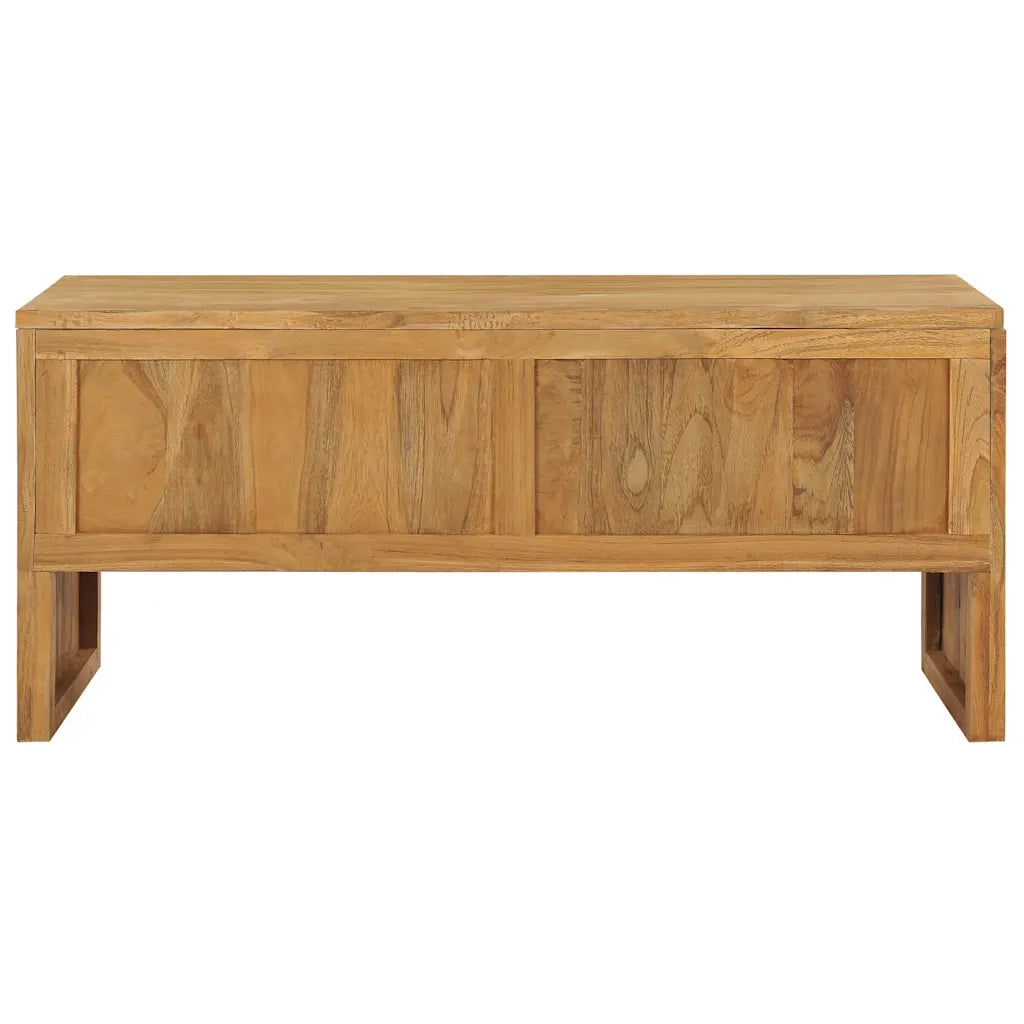 Mobile Porta TV 100x35x45 cm in Legno Massello di Teak 288843