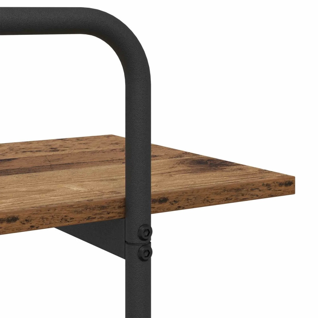 Libreria 4 livelli 100 x 35 x 140 cm PB Legno di quercia 8007790