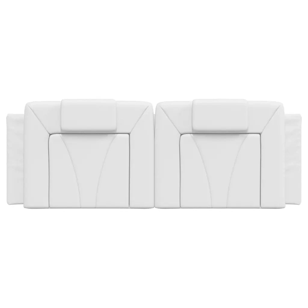 Cuscino Testiera Viana Bianco 120 cm in Similpelle CFW3062655