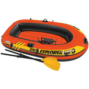 INTEX Set Gommone Gonfiabile con Remi e Pompa Explorer Pro 200 58357NP 90796