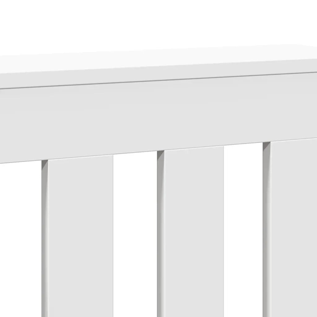 Copertura Termosifone Bianca 205x21,5x83,5 cm Legno Multistrato CFW4471713