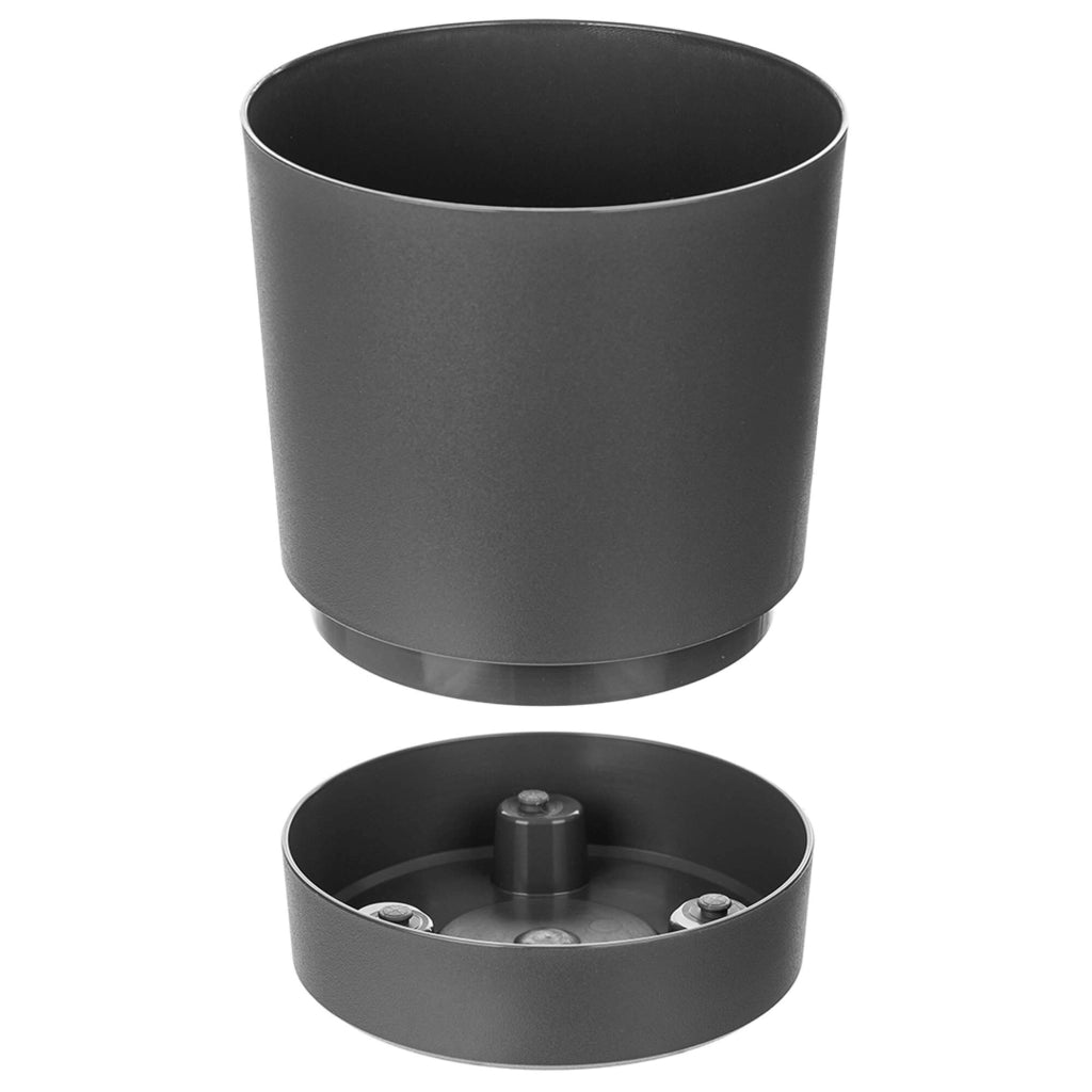 Vaso da fiori KADAX con supporto, rotondo, in plastica, 34,5 cm