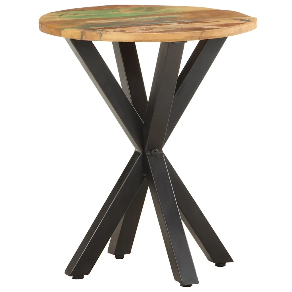 Tavolino di Servizio-Tavolino Consolle-Tavolino da soggiorno 48x48x56 cm in Legno Massello di Recupero