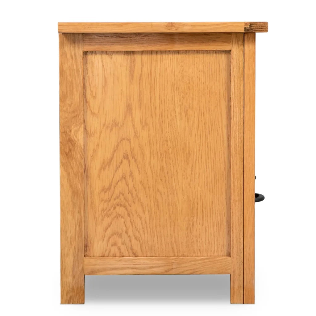 Mobile TV 90x35x48 cm in Legno Massello di Rovere 244466